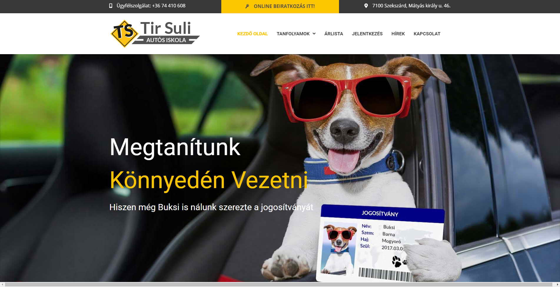 webdizájn és weboldal készítés, brand tartalomfeltöltés és üzemeltetés – Tir Suli - WebDizájn .hu