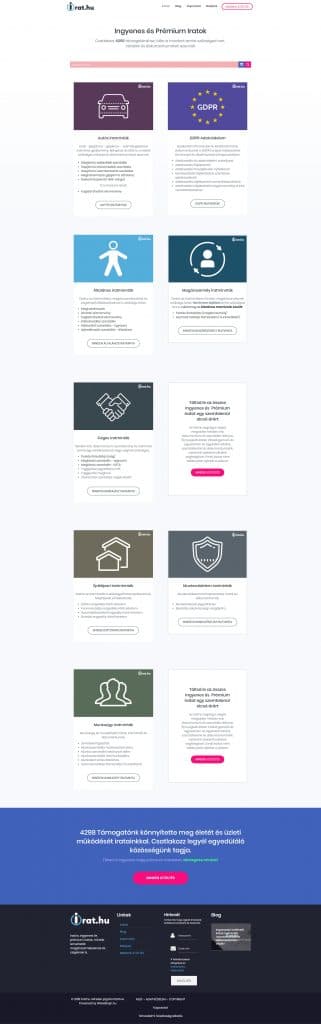 Online tagsági rendszer és tartalomkezelő rendszer - Irat.hu - WebDizájn .hu Online előfizetés és tartalomkezelő rendszer