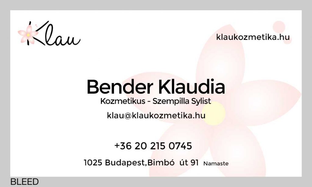 Online időpont foglalás, brand és SEO - Klau Kozmetika - WebDizájn .hu Klau kozmetika -brand és arculat design