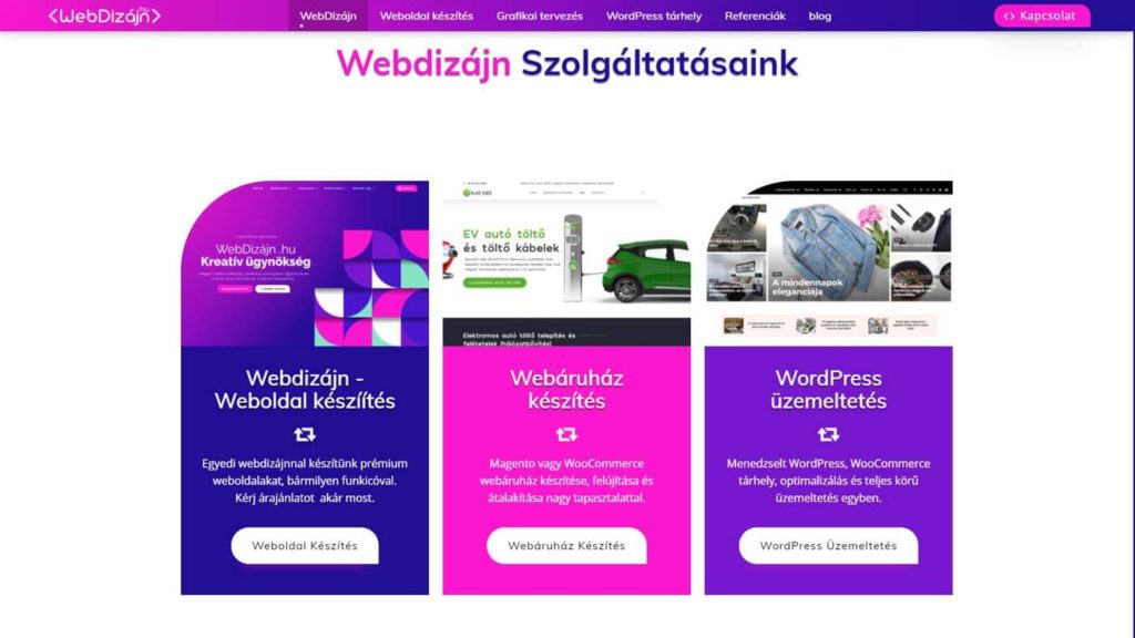 WebDizájn mérföldkő - V5