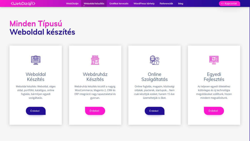 WebDizájn mérföldkő - V5