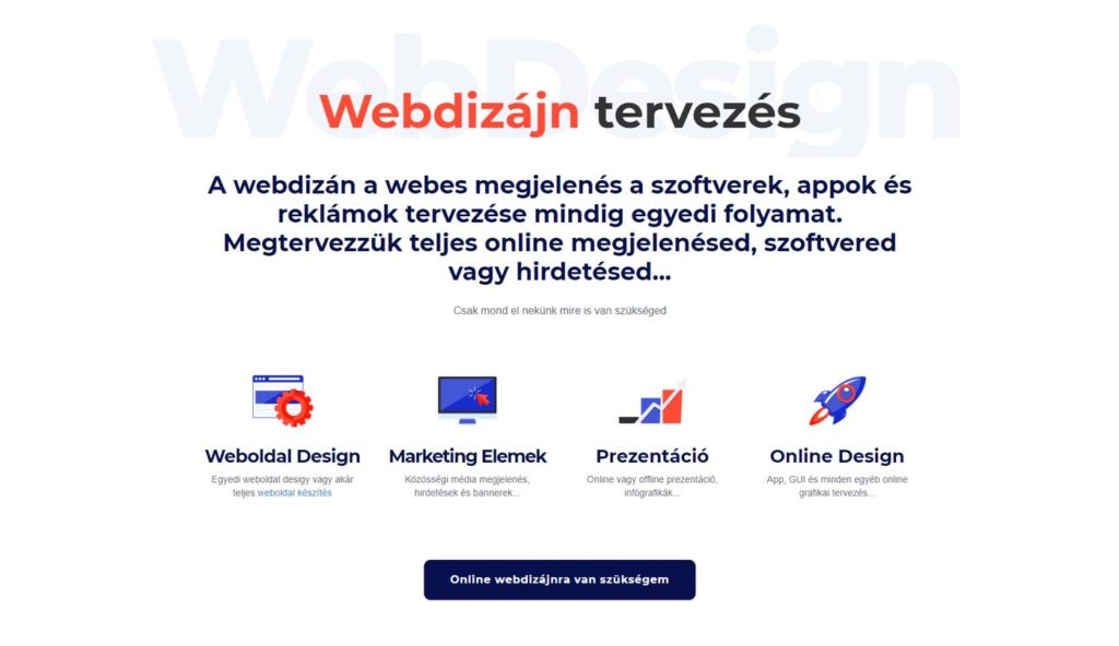 WebDizájn mérföldkő - V4